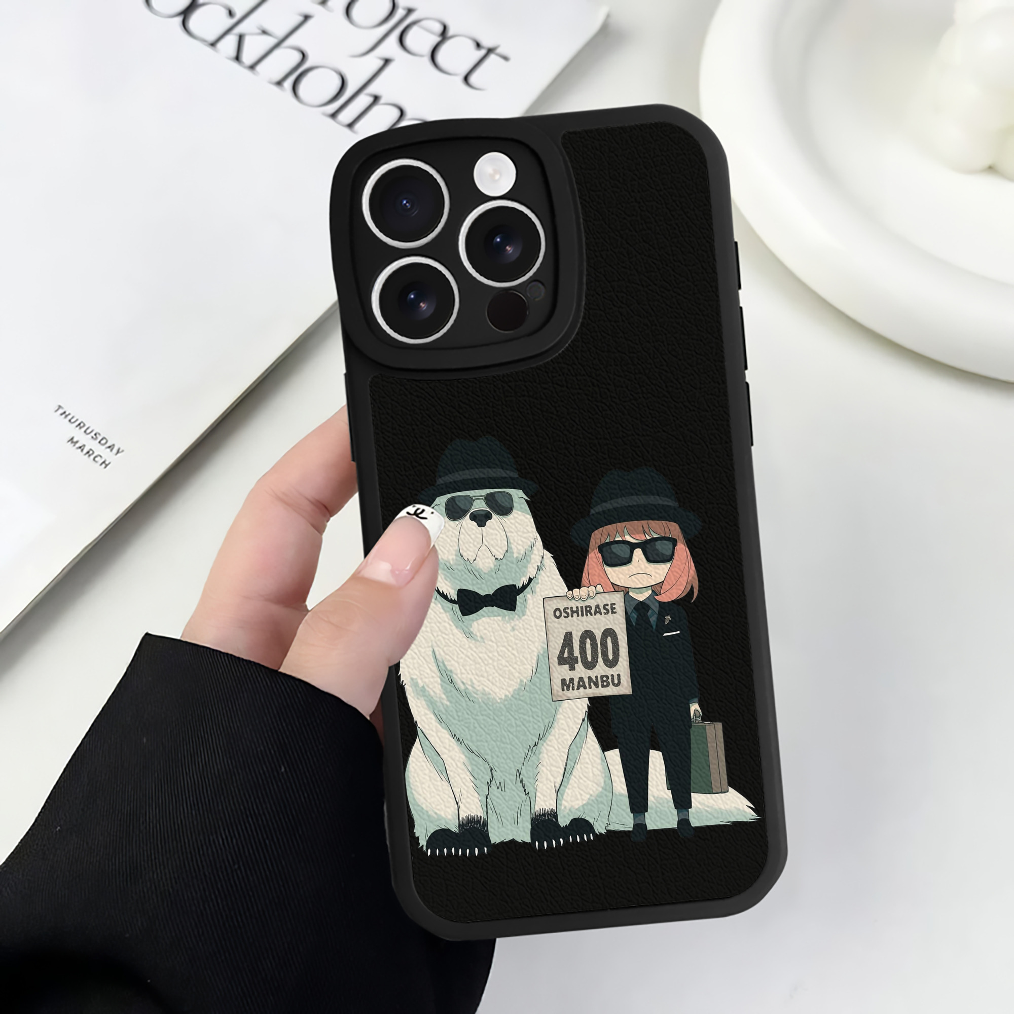 （画像用） SPY×FAMILY间谍家家酒 【iPhone 16シリーズ対応】シリコンスマホケース（レザー調） 材質：シリコン
